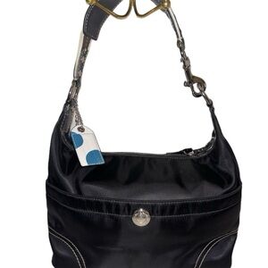 COACH Hampton Black Satin Handbag - 2008
Coach Creed